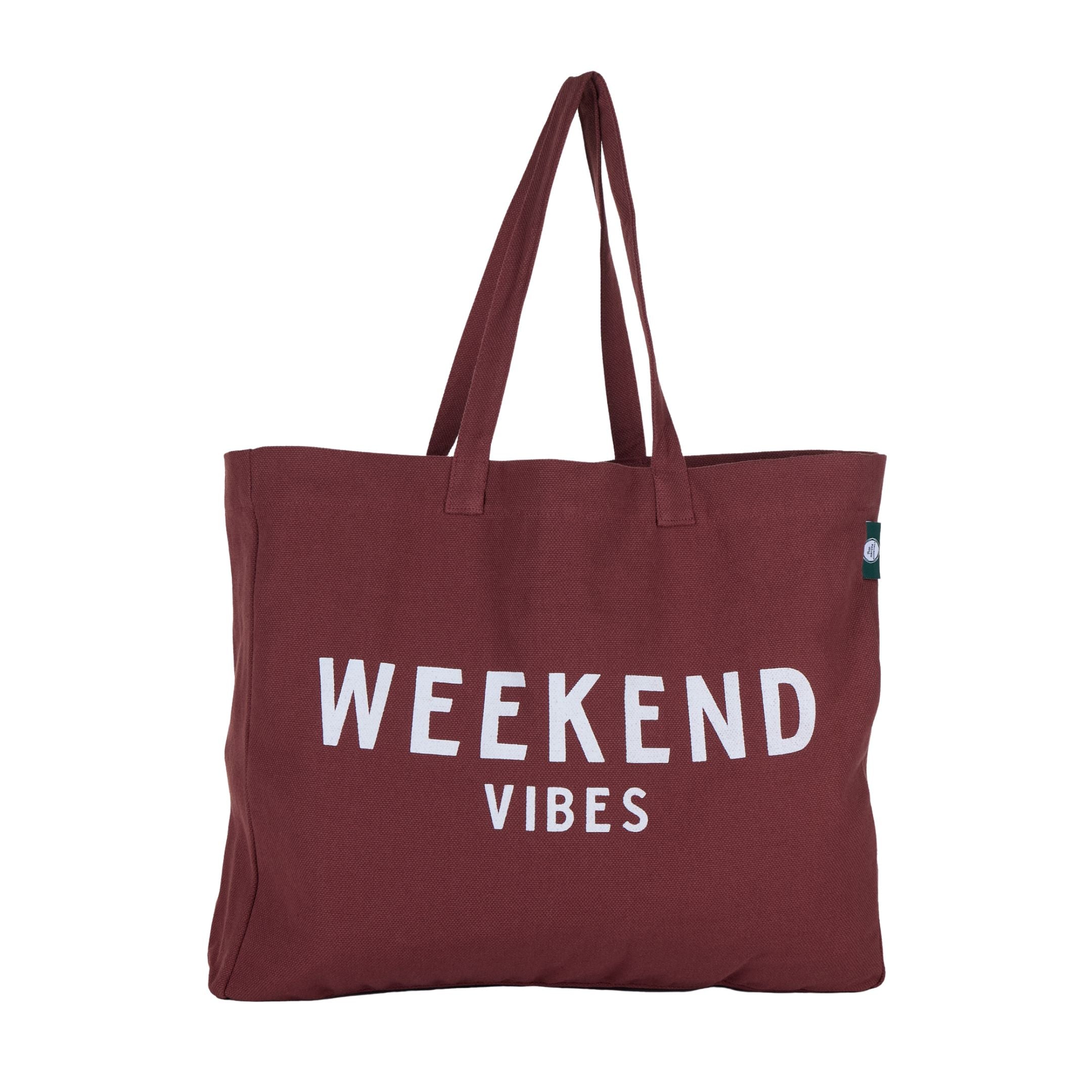 Cotton Weekend vibe tote