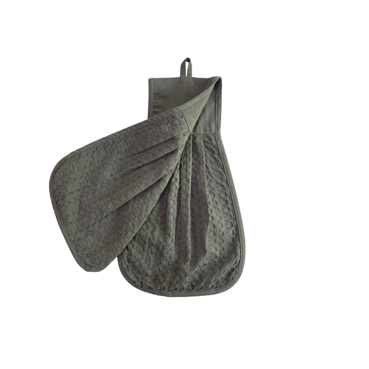 Waffle weave hang towel