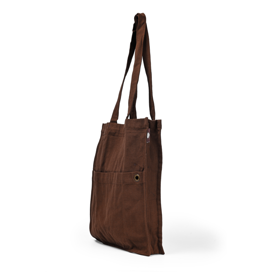 Twin pouch tote bag