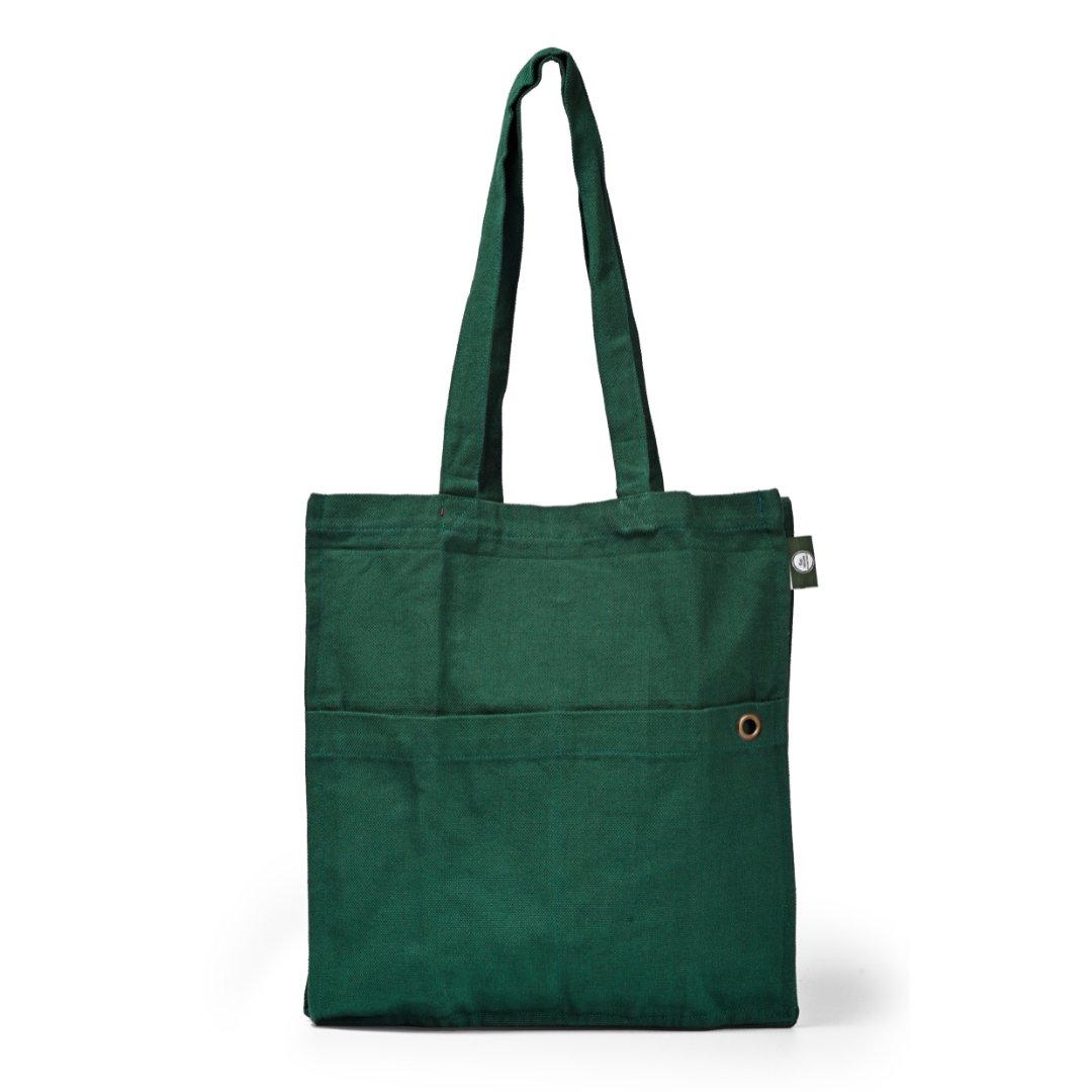 Twin pouch tote bag