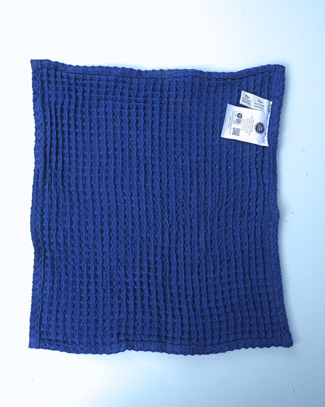 Waffle weave face towel