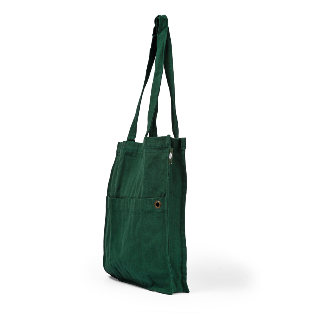 Twin pouch tote bag