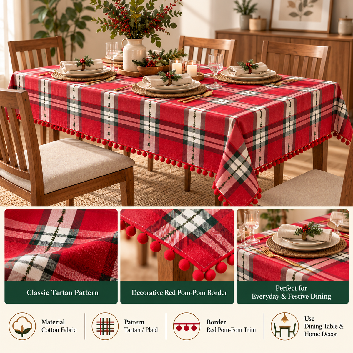Christmas Table Cloth