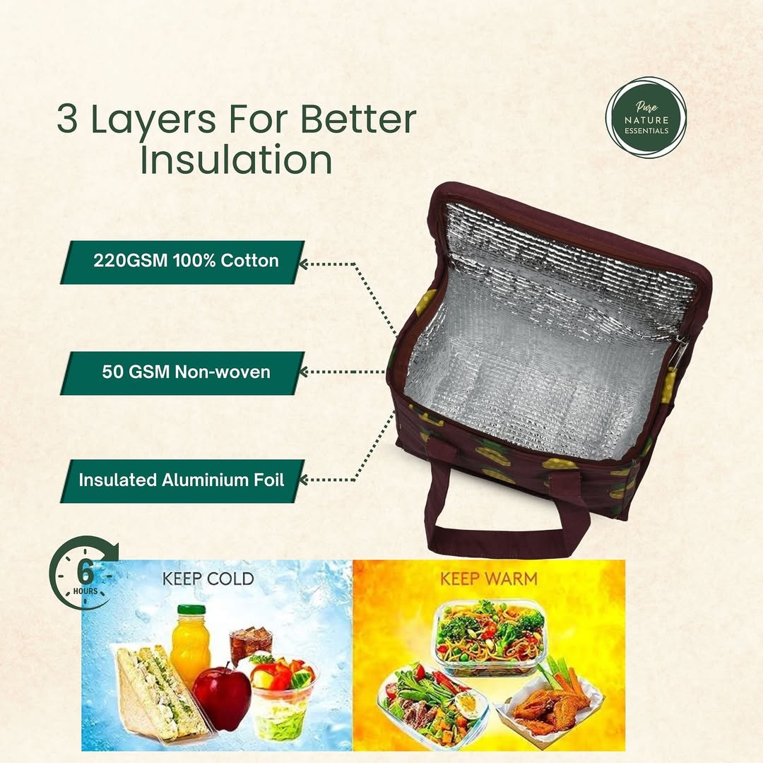 Cotton Lunch Bag