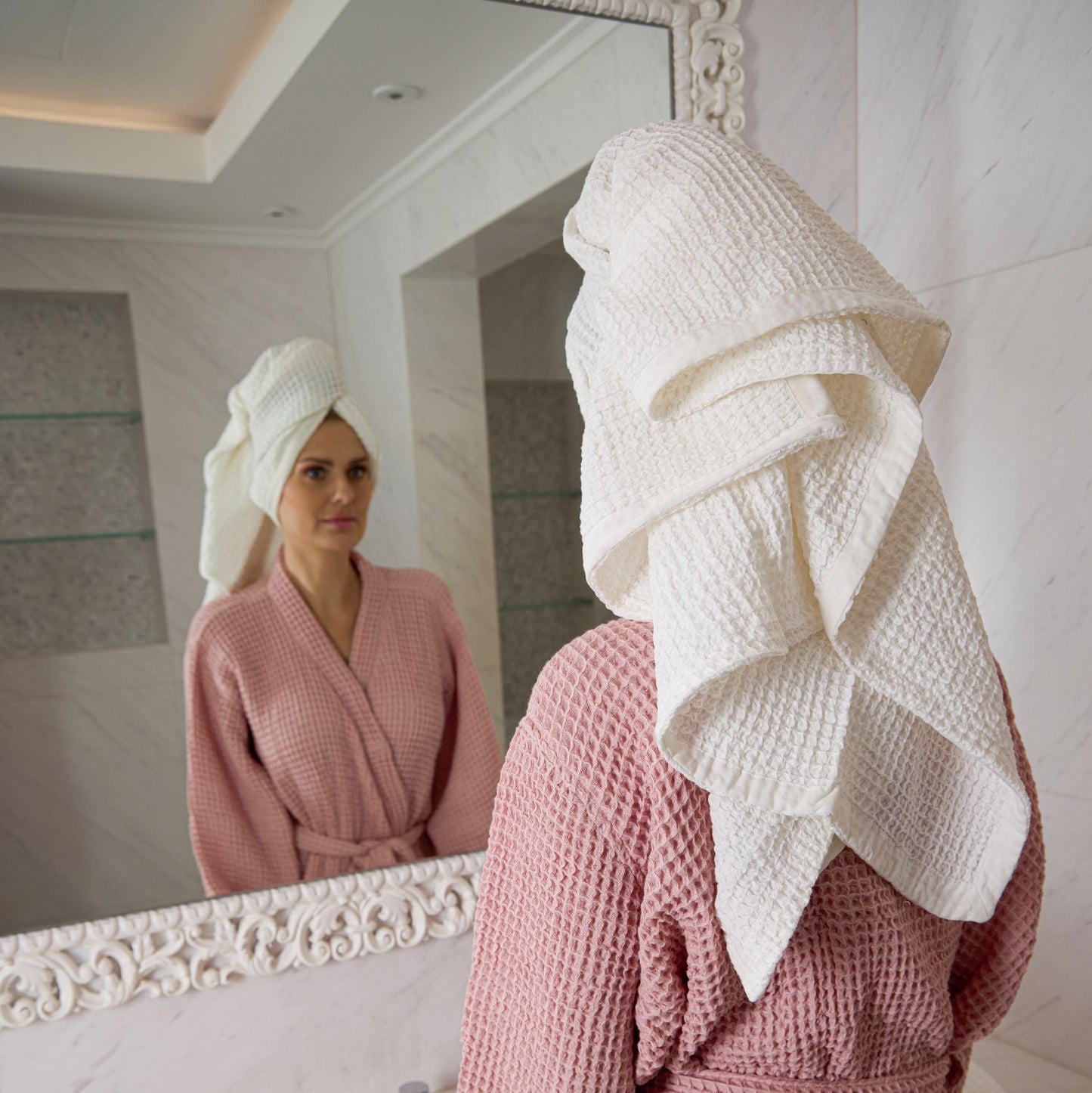 Waffle Weave Bath Towel