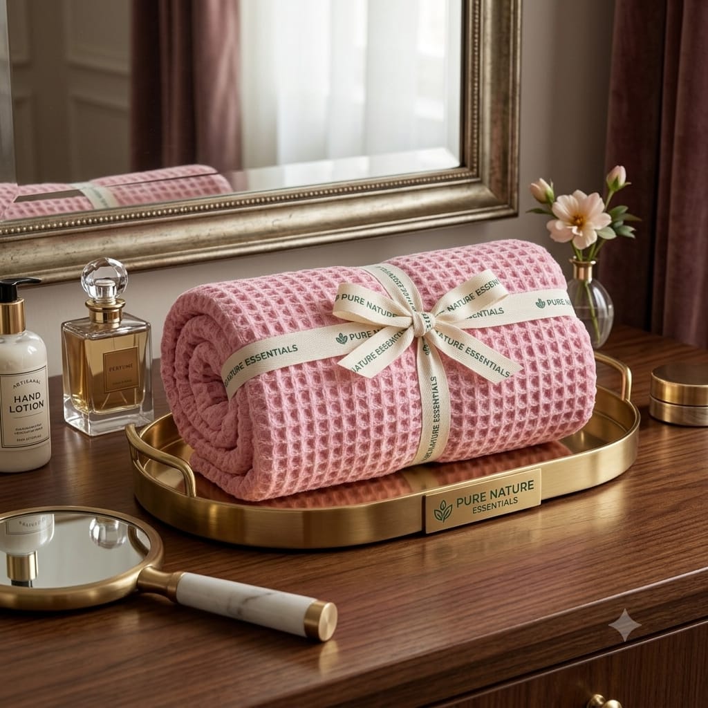 Waffle Weave Bath Towel
