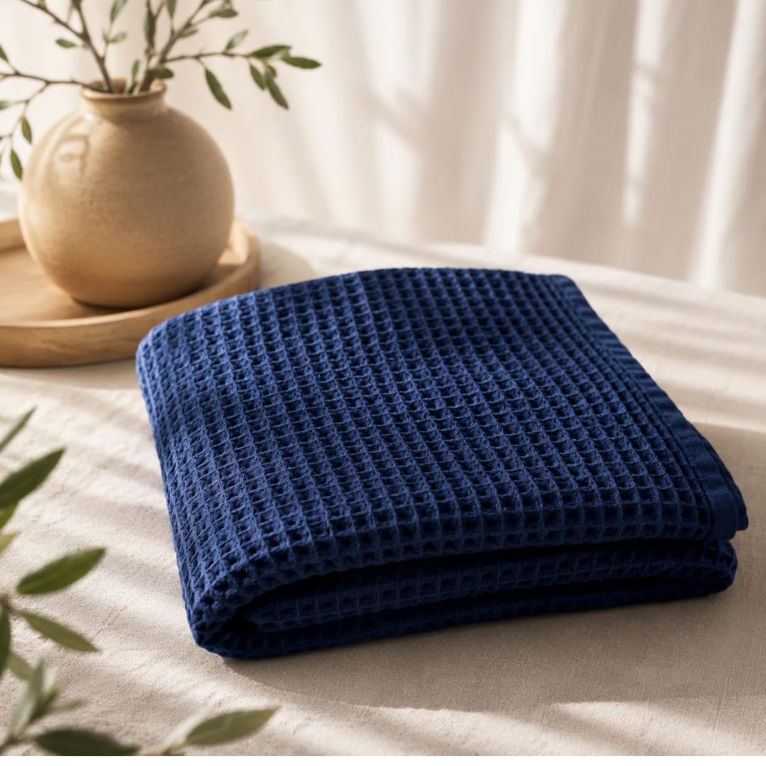 Waffle Weave Bath Towel