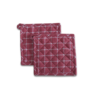 Cotton Potholder-Pick any two Colours(set of 2x2)