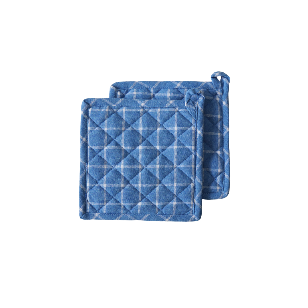 Cotton Potholder-Pick any two Colours(set of 2x2)