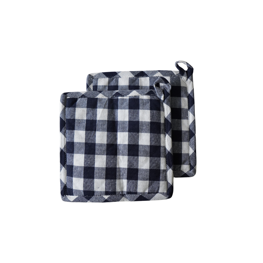 Cotton Potholder-Pick any two Colours(set of 2x2)