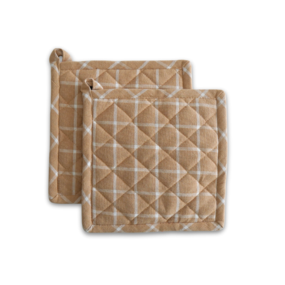Cotton Potholder-Pick any two Colours(set of 2x2)