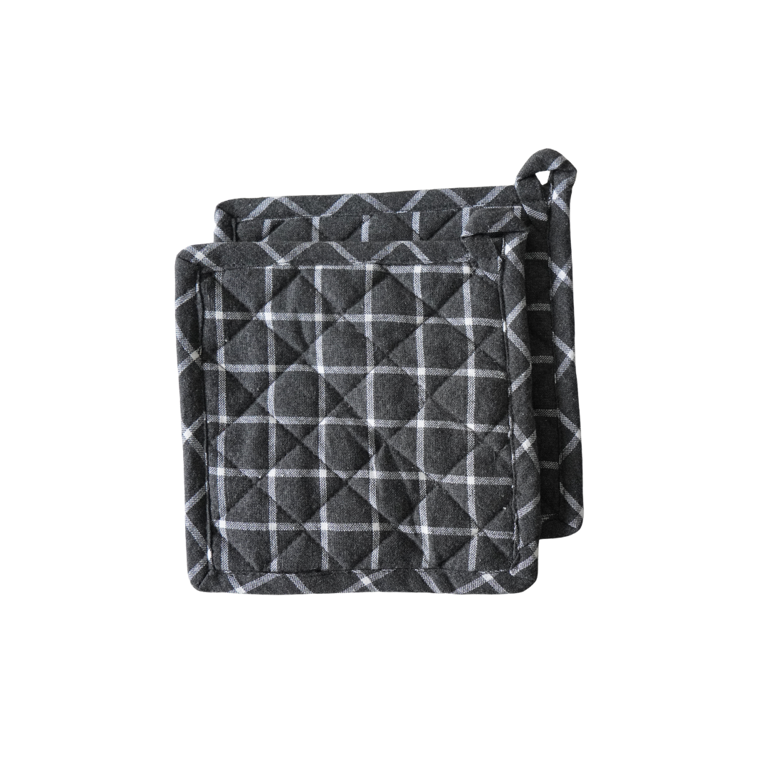 Cotton Potholder-Pick any two Colours(set of 2x2)