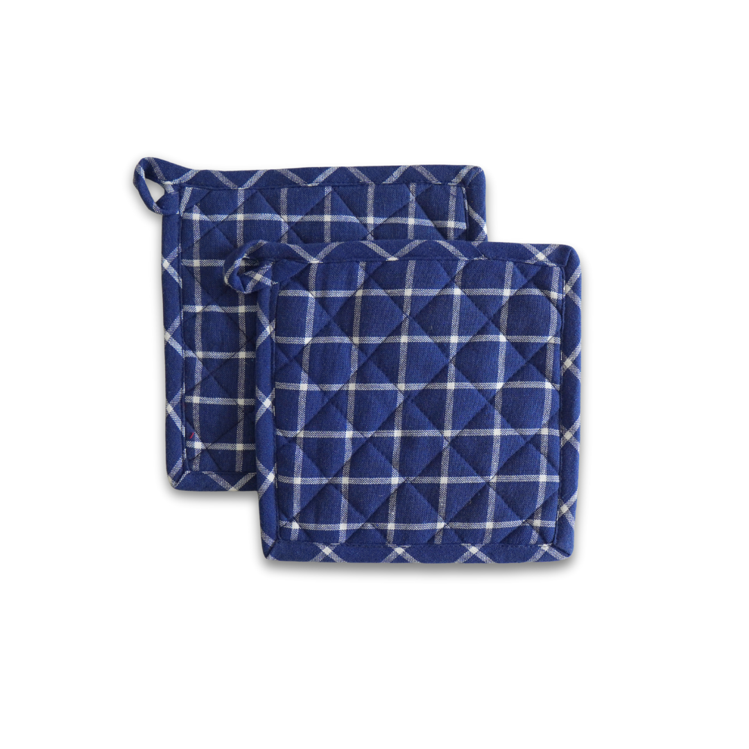 Cotton Potholder-Pick any two Colours(set of 2x2)