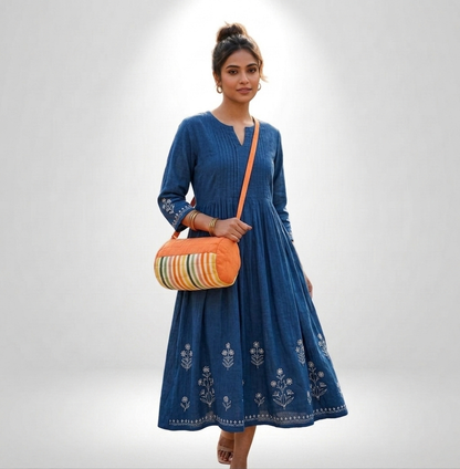 Cotton sling bag