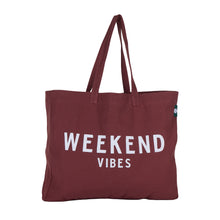 Cotton Weekend vibe tote