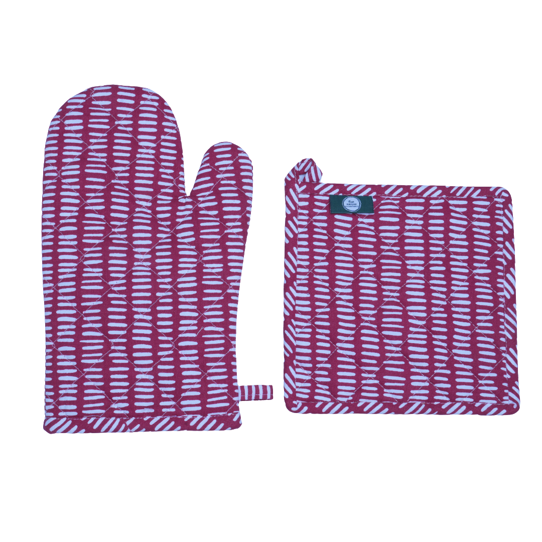 Cotton Oven mitt pot holder