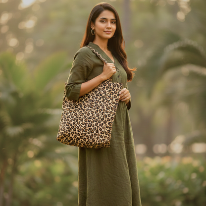 Leopard print Tote Bag