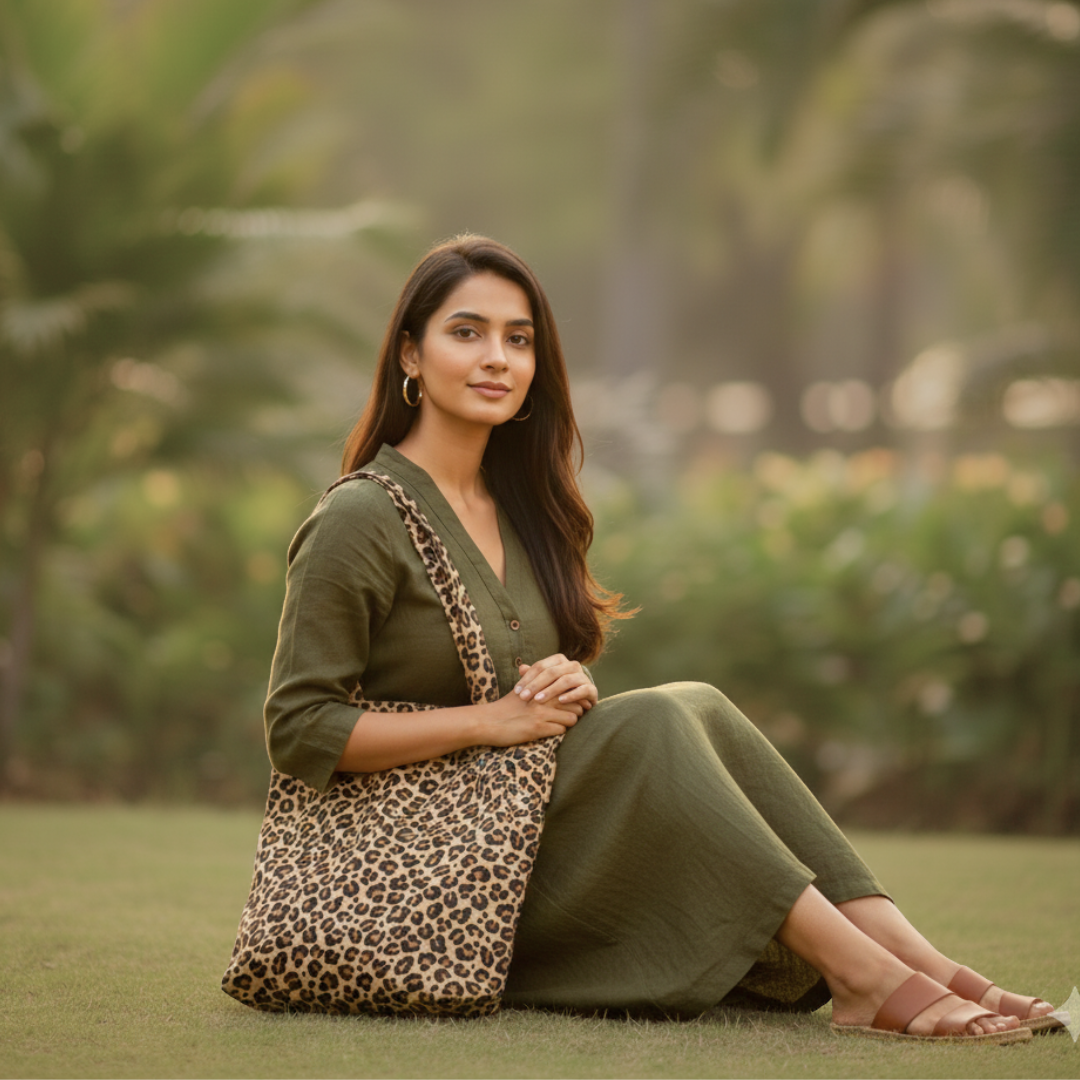 Leopard print Tote Bag