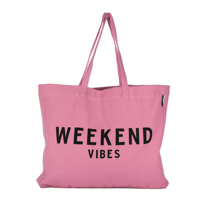 Cotton Weekend vibe tote