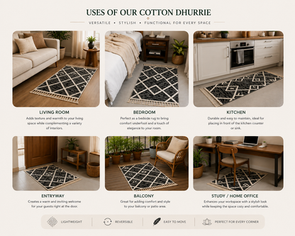 Cotton Reversible Dhurrie