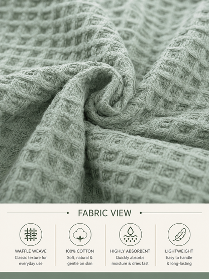 Waffle Weave Kitchen Towel Set of 2
