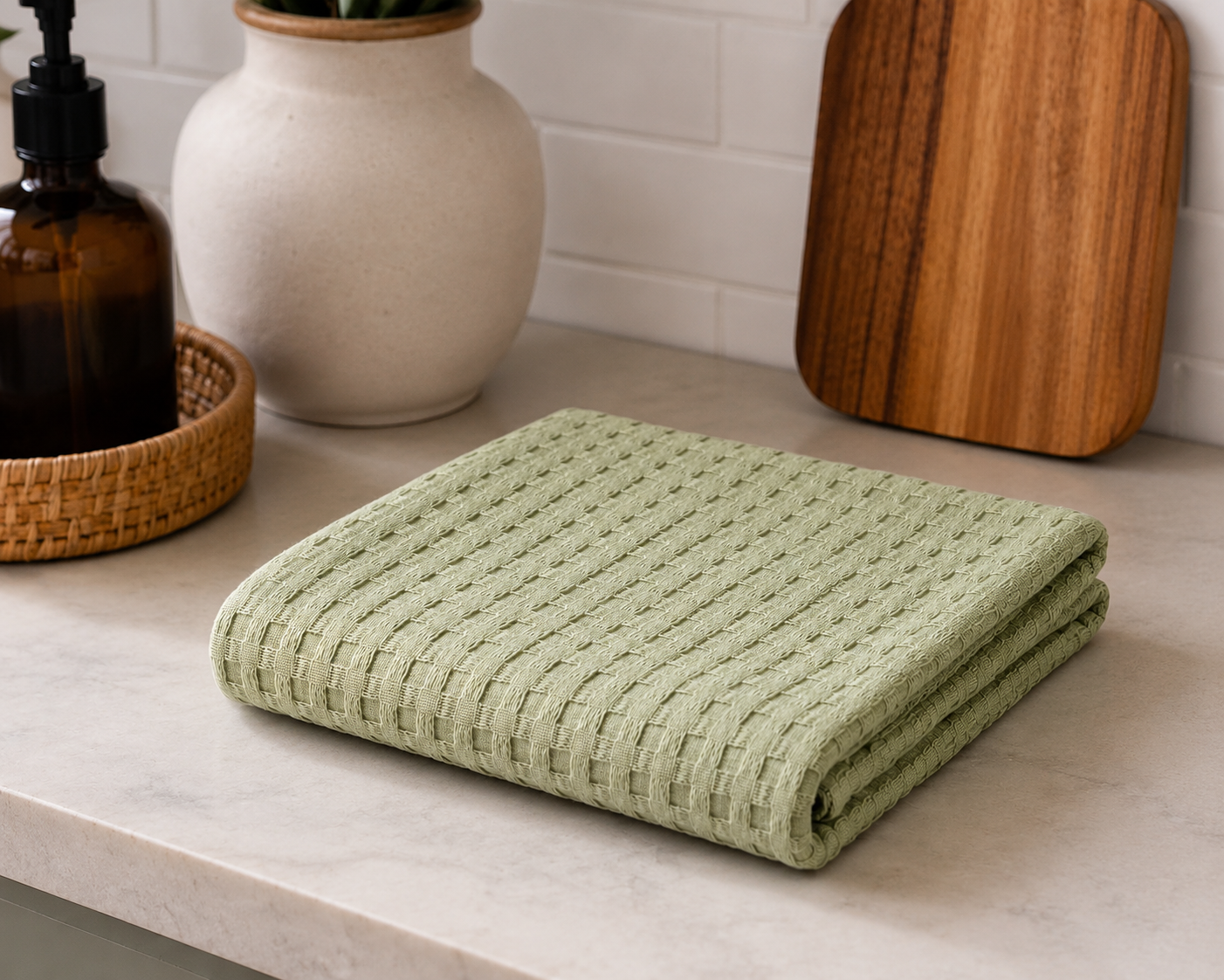 Waffle Kitchen Towel Set of 3