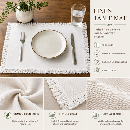 Classic Solid Table Mat