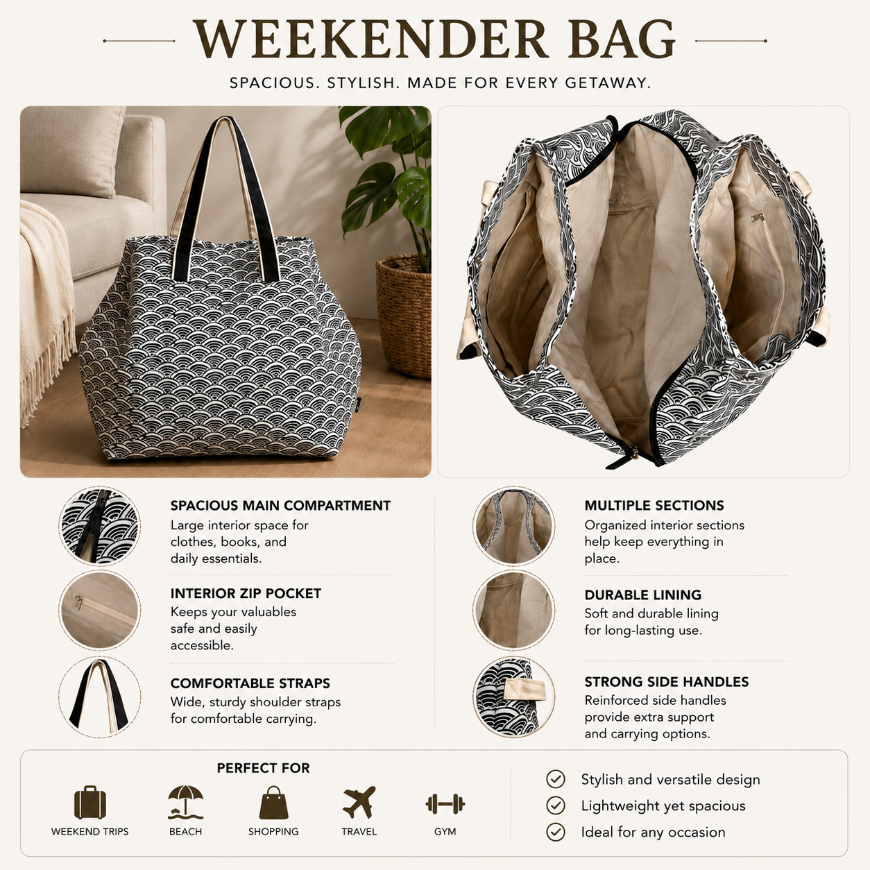 Weekender Tote Bag