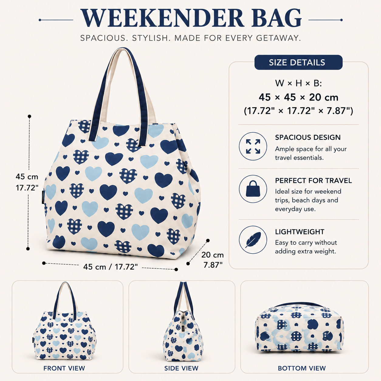 Weekender Tote Bag