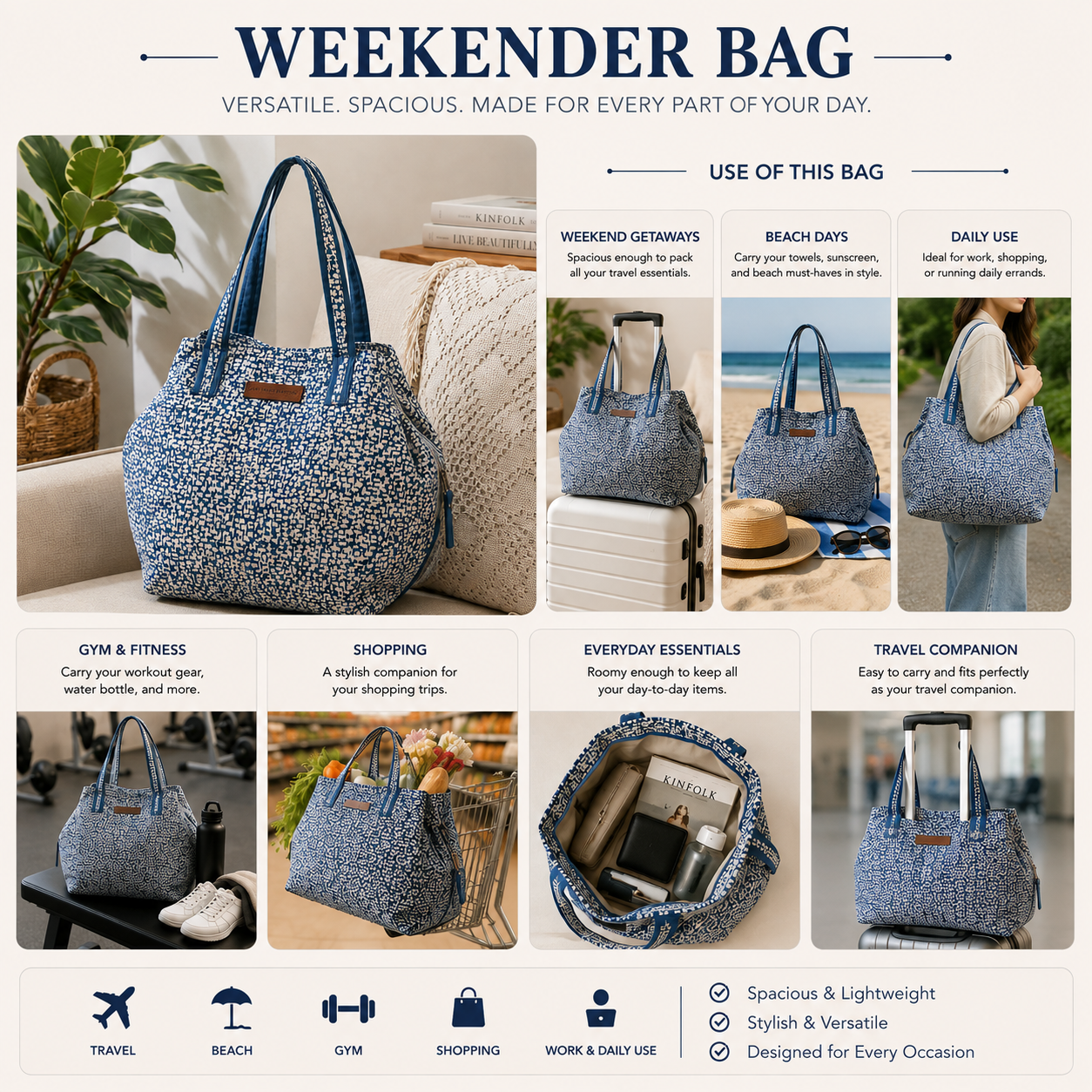 Weekender Tote Bag