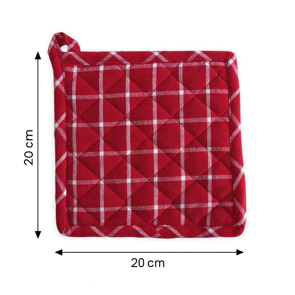 Cotton Potholder-Pick any two Colours(set of 2x2)