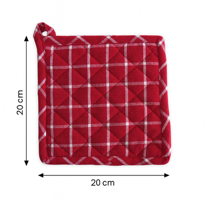 Cotton Potholder-Pick any two Colours(set of 2x2)
