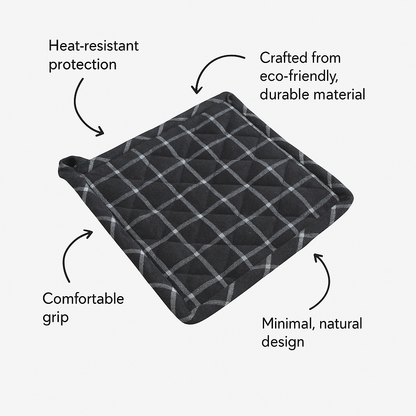 Cotton Potholder-Pick any two Colours(set of 2x2)