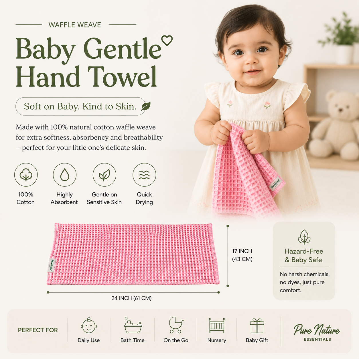 Baby  Gentle Hand Towel