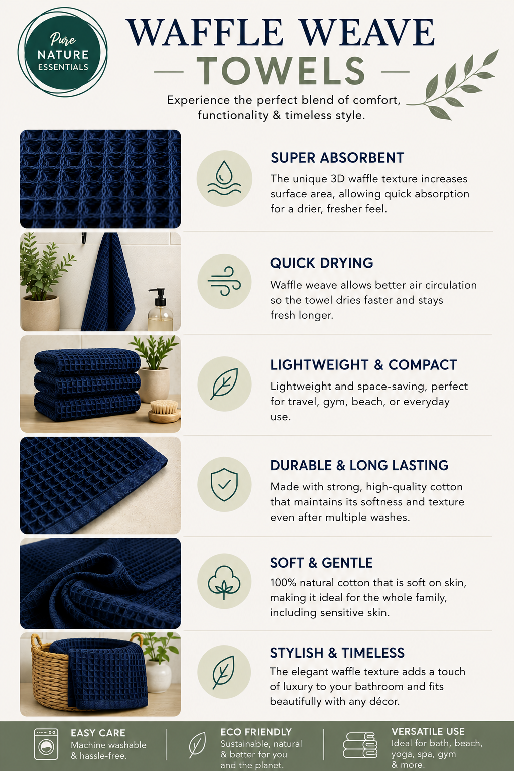 Family Luxury Bath Towel  Combo