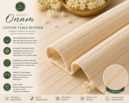 Onam Heritage  Table Runner