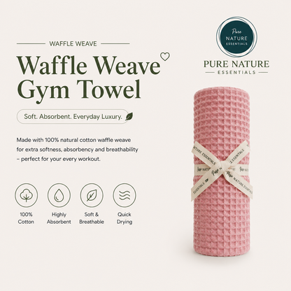 Waffle Weave Gym Towel