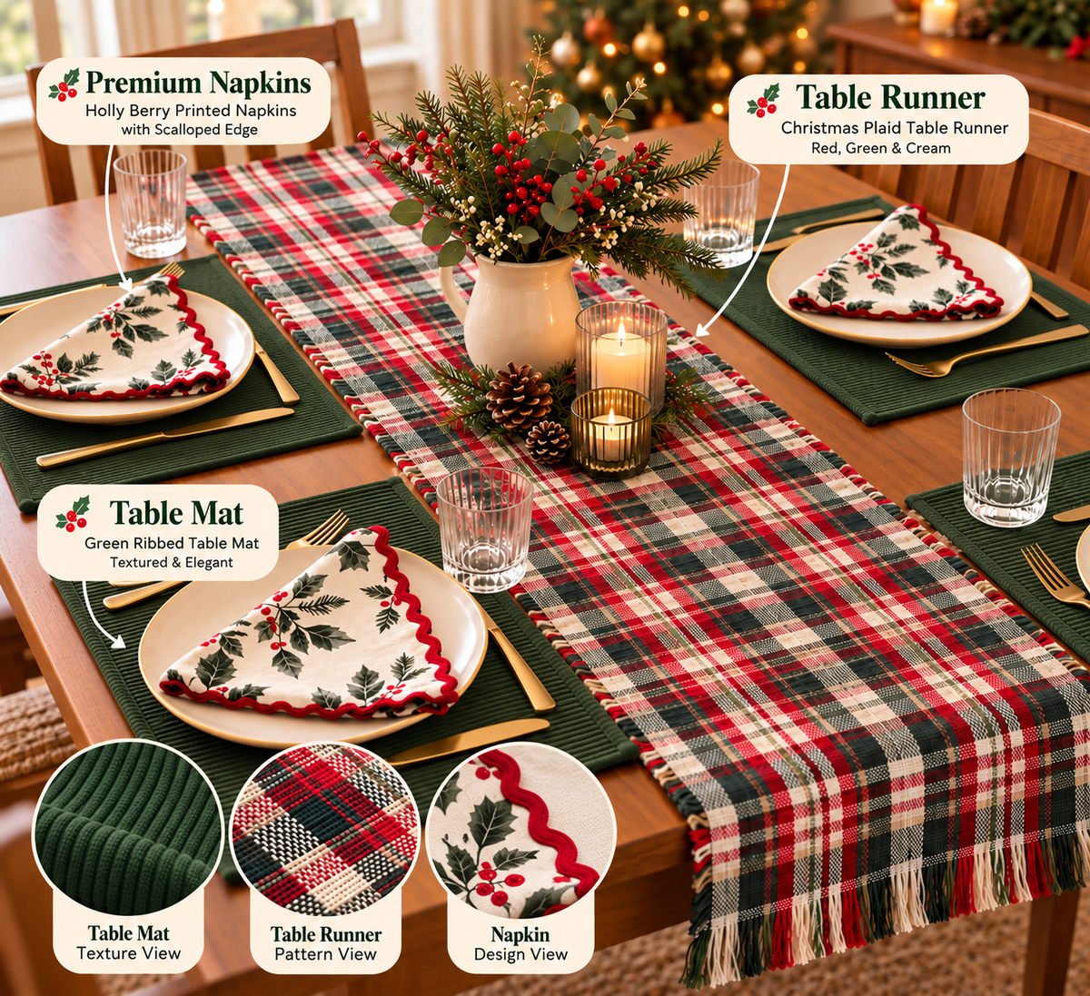 Christmas Table Linen combo