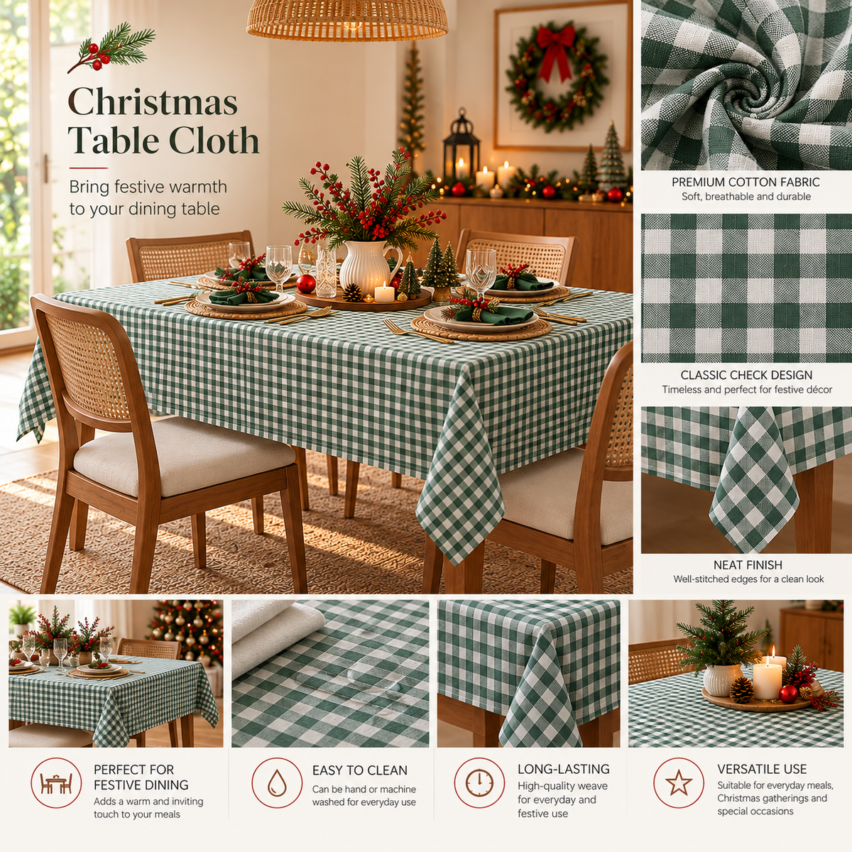Christmas Table Cloth
