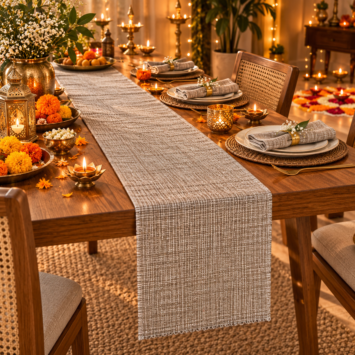Diwali  Table runner set of 3