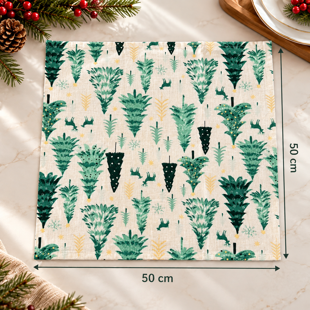 Christmas Napkin(Set Of 3)