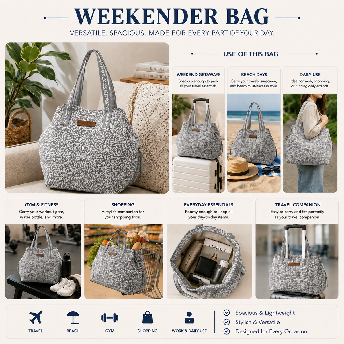 Weekender Tote Bag
