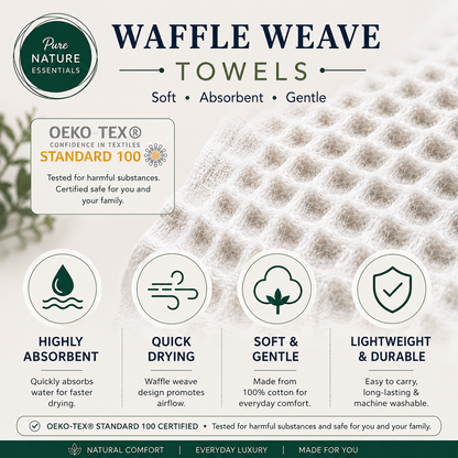 Waffle Weave Bath Towel