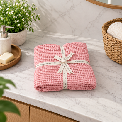 Waffle Weave Bath Towel