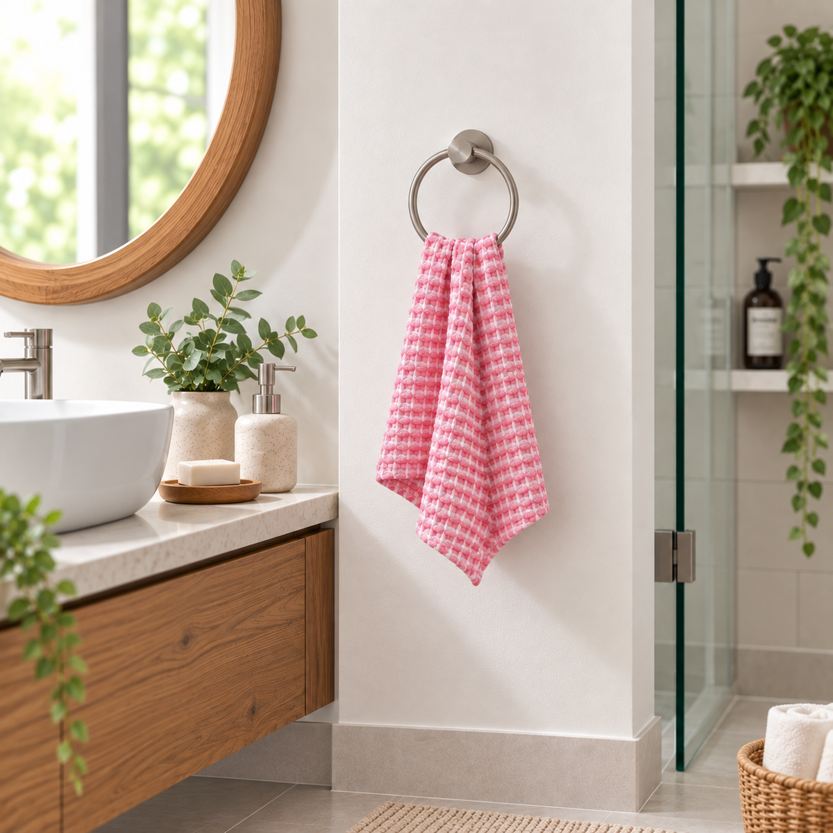Waffle Weave Hand Towel