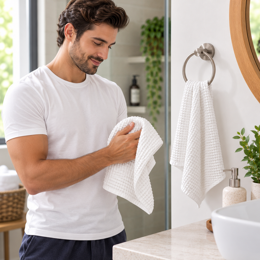Waffle Weave Hand Towel