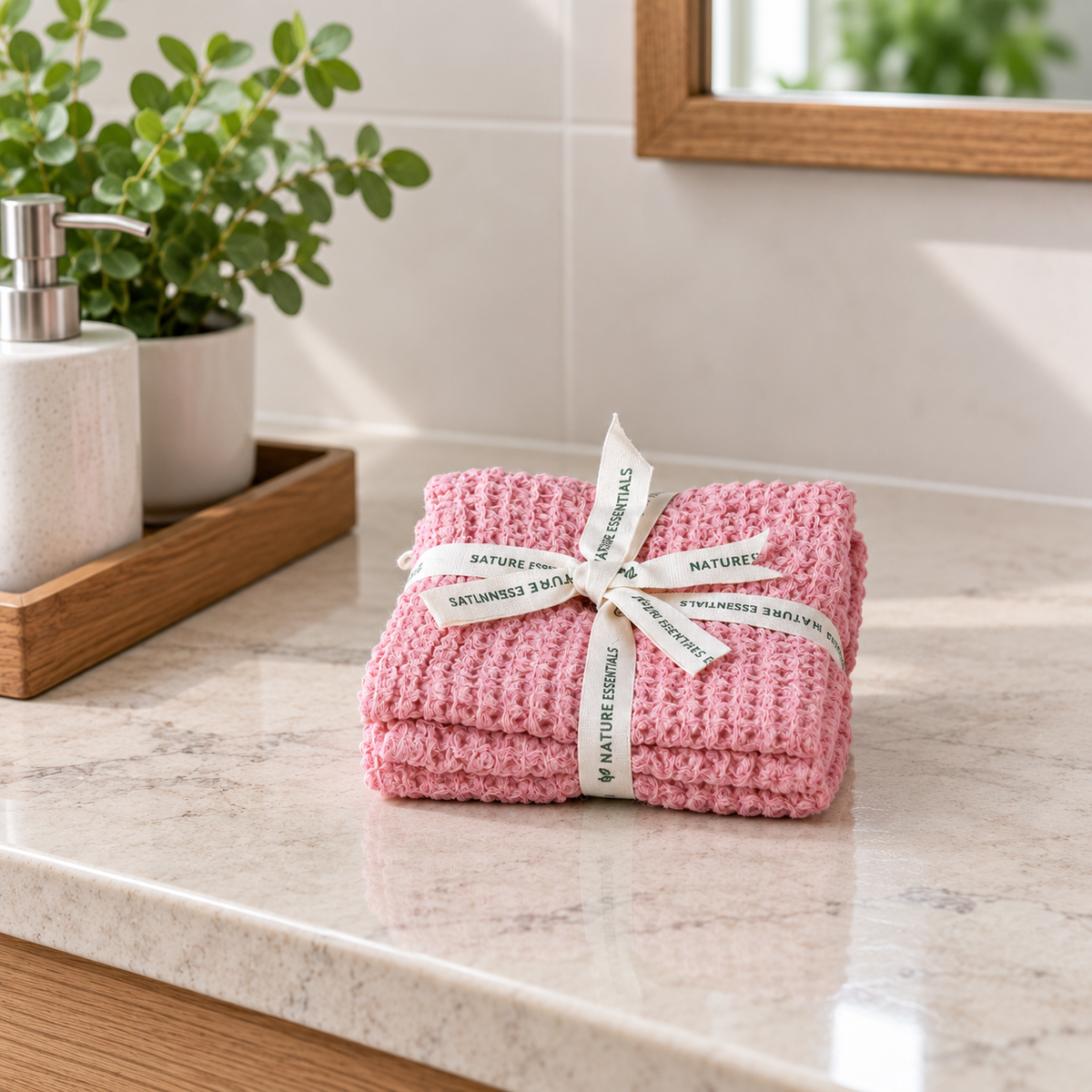 Waffle weave Face Towel ( Pack of 3)
