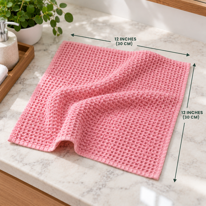 Waffle weave Face Towel ( Pack of 3)