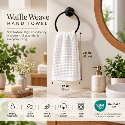 Waffle Weave Hand Towel
