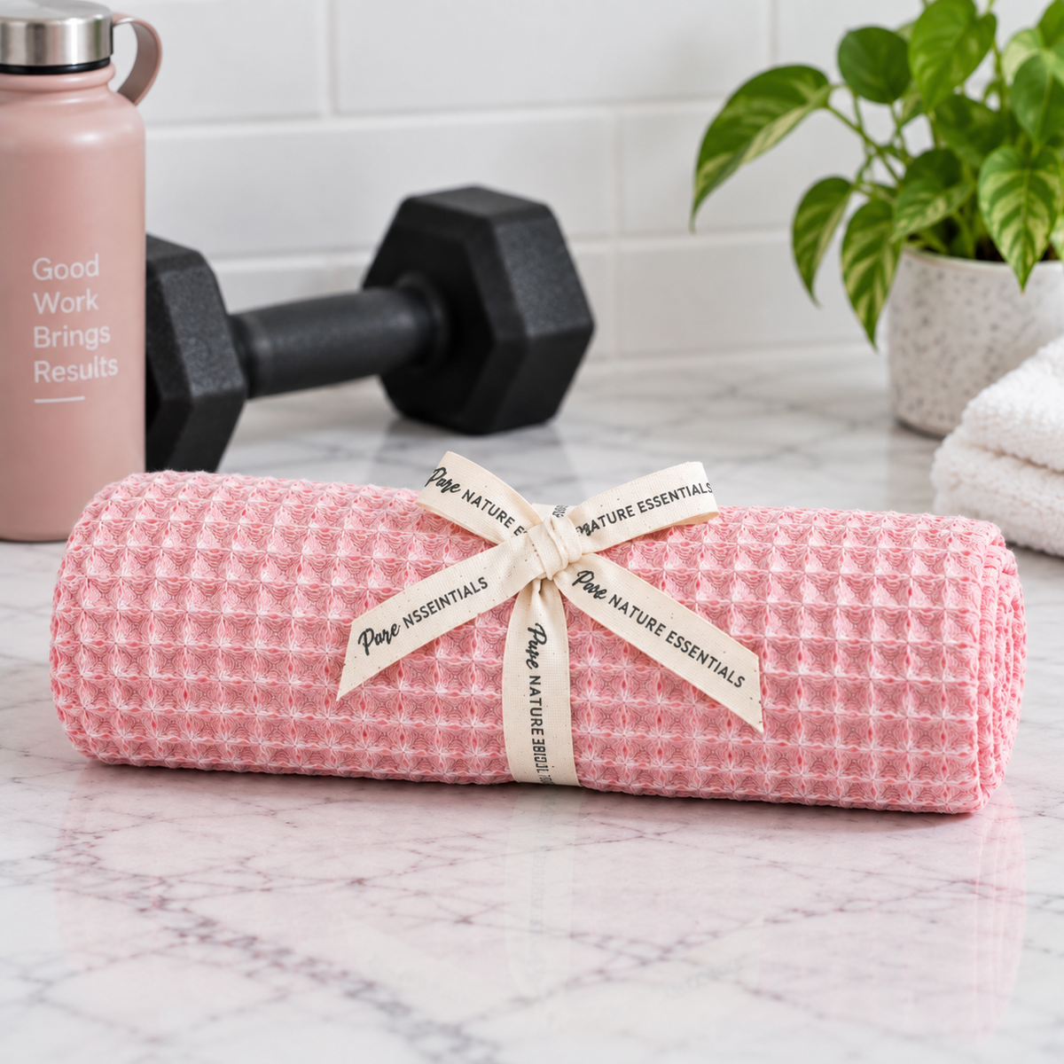 Waffle Weave Gym Towel